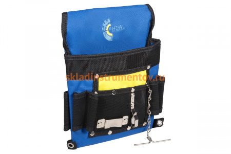 Поясной универсальный подсумок электрика для инструментов МастерАлмаз, 7 карманов, 10510043