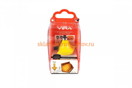 Фреза кромочная калевочная (38.1х19 мм; R12.7 мм; подшипник 9.5 мм) VIRA 553346