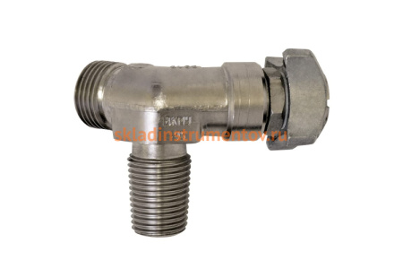 Вентиль кислородный ВКМУ-95 на малый баллон, угловой БАМЗ СВ000003954