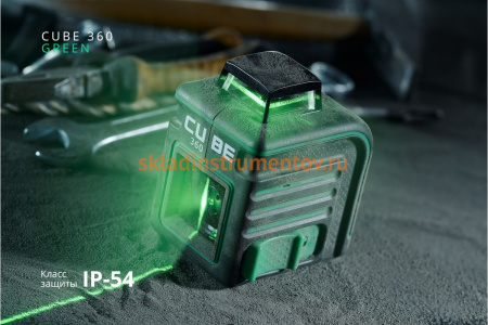 Лазерный уровень ADA CUBE 360 Green Ultimate Edition А00470