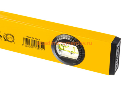 Уровень с угломером тип 70W, 60 см STABILA 02474