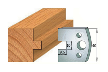 Комплект из 2-х ножей SP (40x4 мм) CMT 690.092