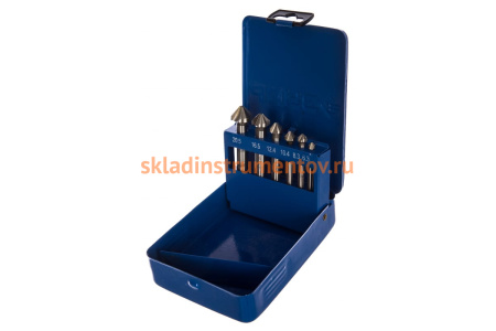 Набор зенкеров (М3-М10) для дрелей Зубр 29730-H6