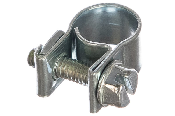 Металлические хомуты СИБРТЕХ, MINI 8-10мм, ширина 9мм,  винтовой, W1, 2шт 47501