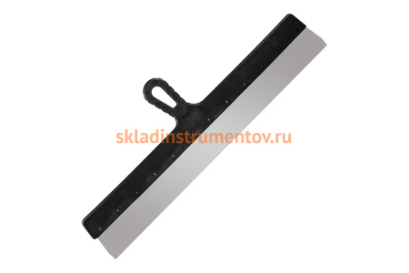 Фасадный шпатель РемоКолор ГОСТ, прямой, пружинная сталь 65Г, лакированное полотно, 600мм, 12-5-760