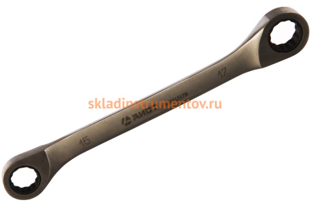 Накидной ключ с храповым механизмом 15х17мм 72 зуба AIST 02031517B 00-00002491
