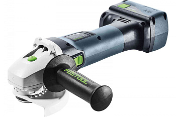 Аккумуляторная углошлифовальная машина FESTOOL AGC 18-125 Li5.2 EB-Plus 575344