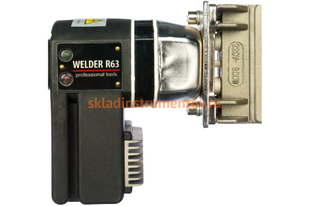 Аппарат для раструбной сварки REKON Welder R63 800 Вт, 220 В, в вомплекте с насадками d 20, 25, 32, 40, 50, 63 мм 101063
