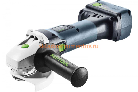 Аккумуляторная углошлифовальная машина FESTOOL AGC 18-125 Li5.2 EB-Plus 575344
