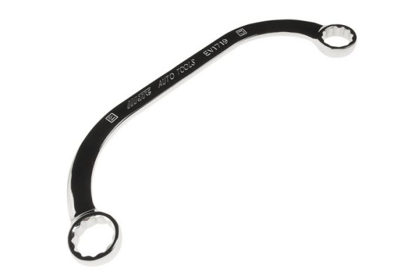 Накидной С-образный 12-гранный ключ 17х19 мм, 219 мм JTC EV1719