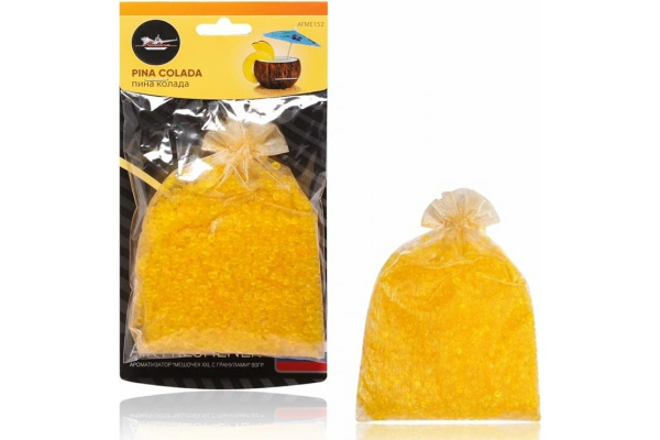 Ароматизатор Airline Мешочек XXL с гранулами 80г, пина колада AFME152