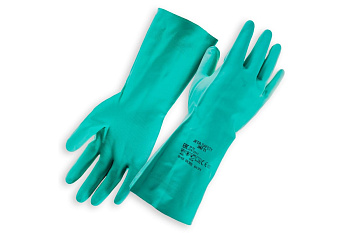 Нитриловые химически стойкие перчатки Jeta Safety размер 9/L JN711-L
