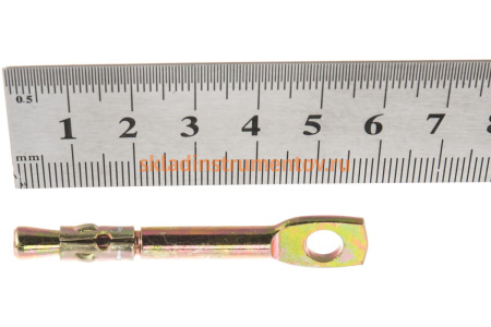 Потолочный анкер Зубр желтопассивированный, 6x60мм, ТФ1, 100 штук 4-302851-06-060