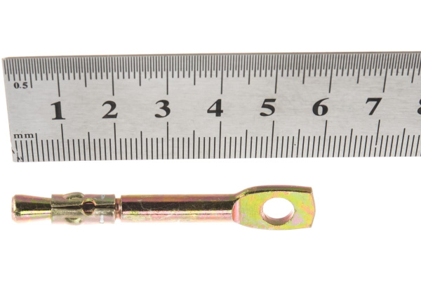 Потолочный анкер Зубр желтопассивированный, 6x60мм, ТФ1, 100 штук 4-302851-06-060