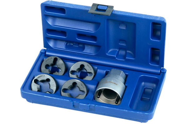 Набор для восстановления резьбы на колёсных шпильках DAF / IVECO / MAN / RENAULT / VOLVO / MERCEDES, кейс, 5шт МАСТАК 352-00001C