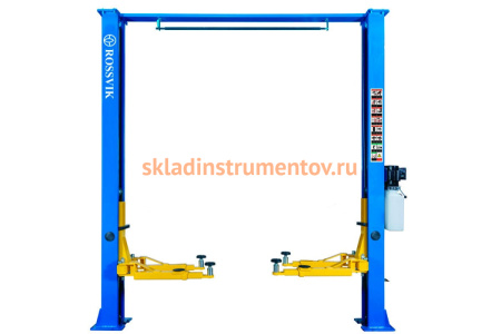 Двухстоечный автоподъемник ROSSVIK с верхней синхронизацией V2-4LH/380B