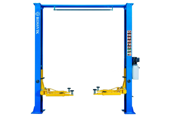 Двухстоечный автоподъемник ROSSVIK с верхней синхронизацией V2-4LH/380B