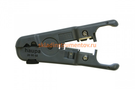 Инструмент для снятия изоляции на кабелях экранированная/неэкранированная витая пара HAUPA 200068