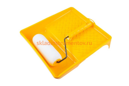 Набор малярный: валик Мольтопрен 180 мм, кювета 330x350 мм РемоКолор 04-1-122