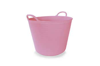 Корзина пластиковая розовая №1 RUBI 25л 88707
