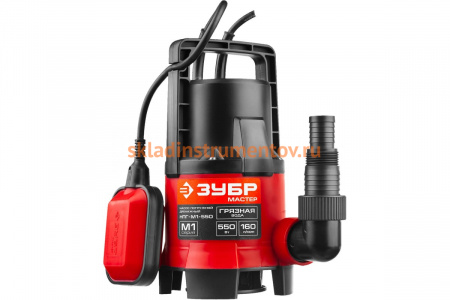 Погружной дренажный насос ЗУБР НПГ-М1-550