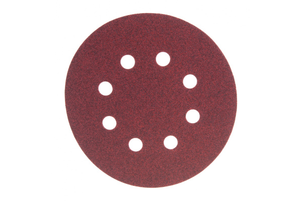 Круг шлифовальный на липучке универсальный (125 мм; Р80; 8 отверстий) KLINGSPOR 270679