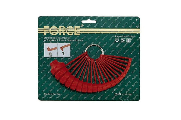 Набор для измерения размеров звёздочек FORCE 5201