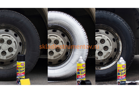 Пенный очиститель шин STP аэрозоль 600 мл 65527EN