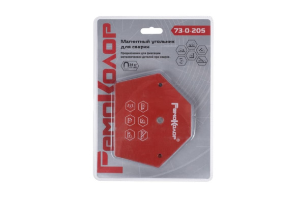 Угольник магнитный для сварки (30-135 град; 75LBS/34кг) РемоКолор 73-0-205
