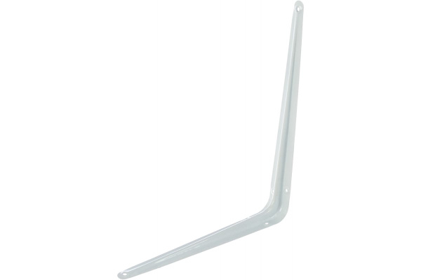 Угловой кронштейн с ребром СИБРТЕХ 300х350 мм белый 94018