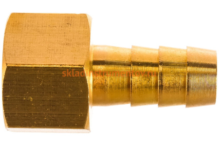 Штуцер пневматический (3/8"F - елочка 10 мм) ЭВРИКА ER-FFH06/06