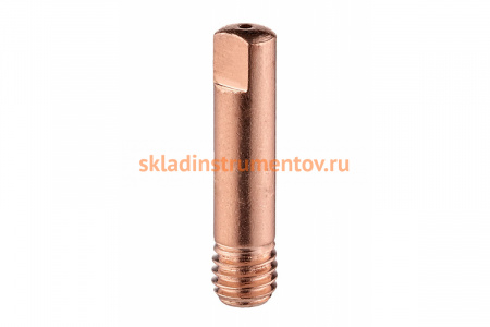 Наконечник сварочный прямой (10 шт; E-CU; М6; 0.8 мм) Сварог MS ICU0003-08R 98910