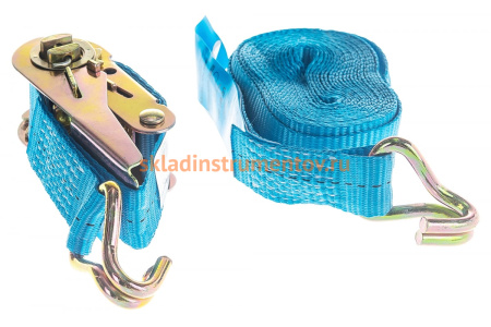 Стяжной ремень для крепления груза 0,4/0,8т 4,5м РОМЕК 25.04.1.0 2000000012810