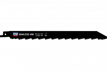 Полотно сабельное 3044/235 НМ (1 шт; 235х20х1.1 мм; 1.5 TPI) WILPU 1652300001