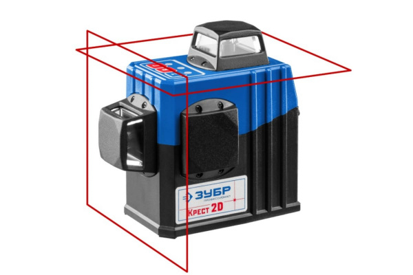Линейный лазерный нивелир ЗУБР Крест-2D 34907-2
