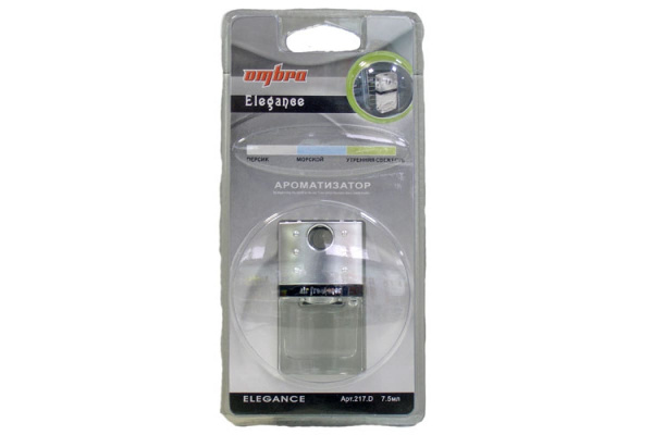 Ароматизатор ELEGANCE на решетку воздухообдува (Персик) OMBRA 217.D-1