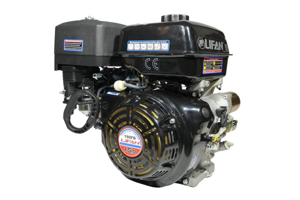 Двигатель LIFAN 190FD D25, 18А 00-00000643