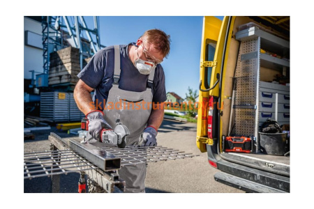 Аккумуляторная угловая шлифовальная машина FLEX LBE 125 18.0-EC/5.0 Set 499323