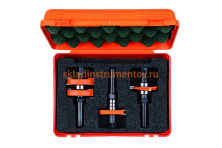 Комплект фрез шип-паз регулируемый (3 шт; 41.2x84.9 мм; хвостовик 12 мм) CMT 900.625.11