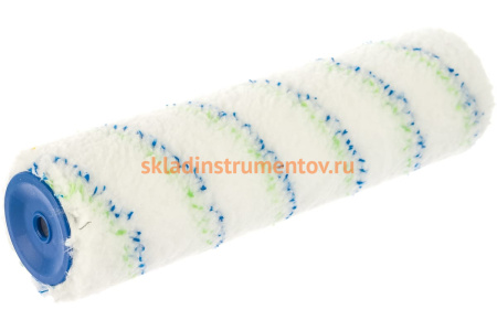 Сменный валик 250 мм, ворс 12 мм, D - 48 мм, D ручки - 8 мм СИБРТЕХ Водные краски 80139