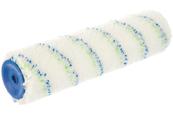 Сменный валик 250 мм, ворс 12 мм, D - 48 мм, D ручки - 8 мм СИБРТЕХ Водные краски 80139