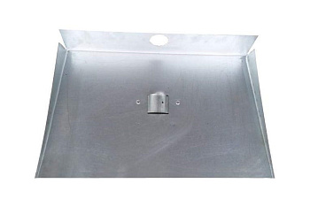 Алюминиевая лопата для снега без черенка Спец Движок 3-бортная, 500х600 мм КПБ-3Б-500