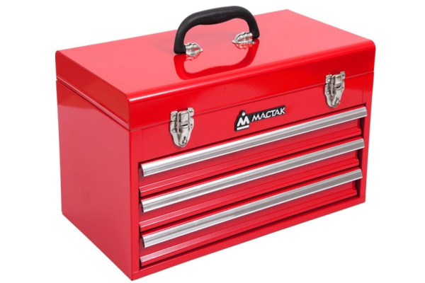 Инструментальный ящик (3 полки) МАСТАК 511-03380 (металлический)
