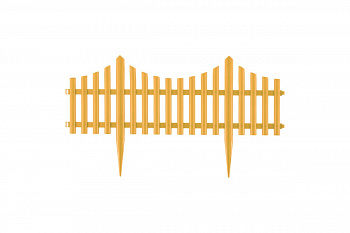 Декоративный забор PALISAD Гибкий, 24 х 300 см, желтый 65016