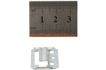 Кляймер СИБРТЕХ №3,5 оцинкованный с гвоздями, 100шт 465735