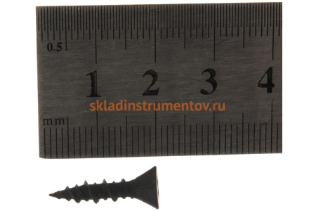 Саморезы с двухзаходной резьбой Зубр по ГВЛ, ДСП, фосфатированные, PH2, 3,9x19мм, ТФ7, 85шт 4-300057-39-019