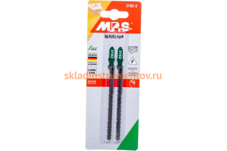 Пилки (115х95х2.2-3.2 мм; 2 шт.) по дереву, ДСП, фанере MPS 3182-2