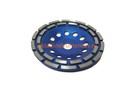 Чашка алмазная двухрядная АШК PRO (180х22.2 мм) DIAMASTER 121.121.7231