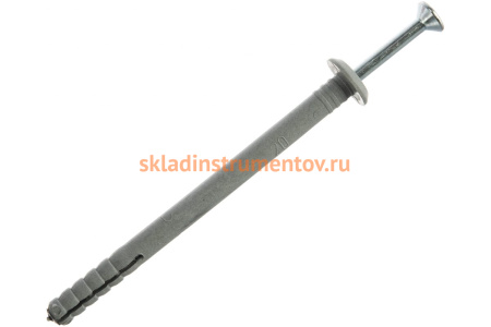 Дюбель-гвоздь полипропиленовый с грибовидным бортиком 70 шт. (6х80 мм; ТФ5) Зубр 4-301355-06-080