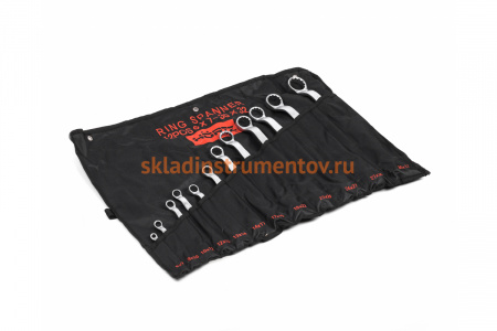 Набор накидных двусторонних сатинированных ключей HORTZ 12шт. 6-32 HOR 102202